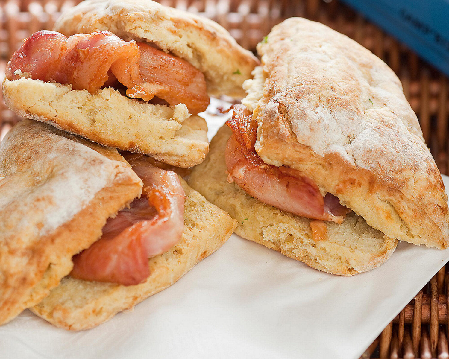Soda Bread Farls with Bacon