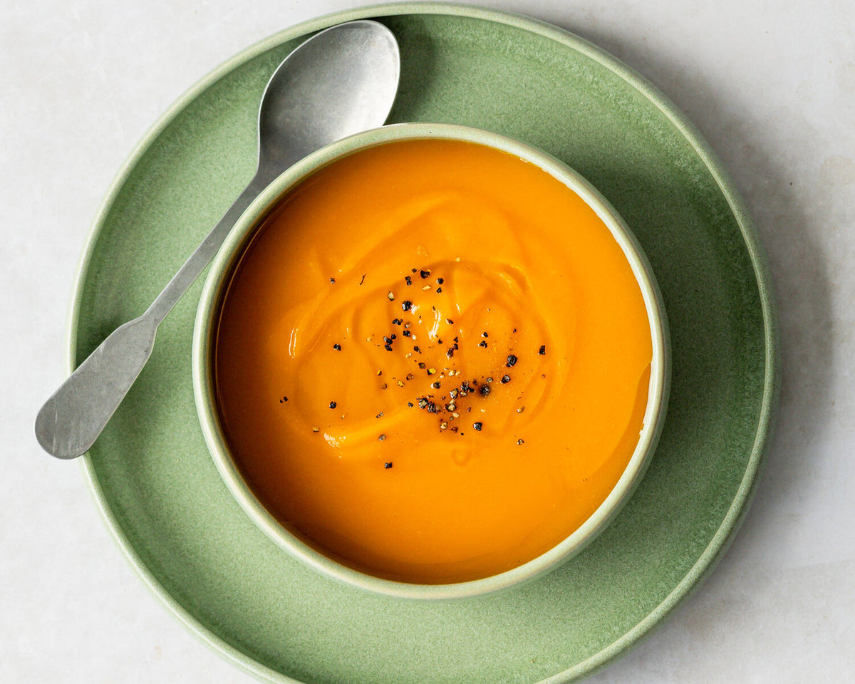 Spiced Butternut Squash & Sweet Potato Soup
