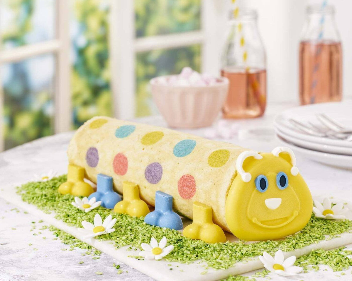 Step-by-step Caterpillar Cake
