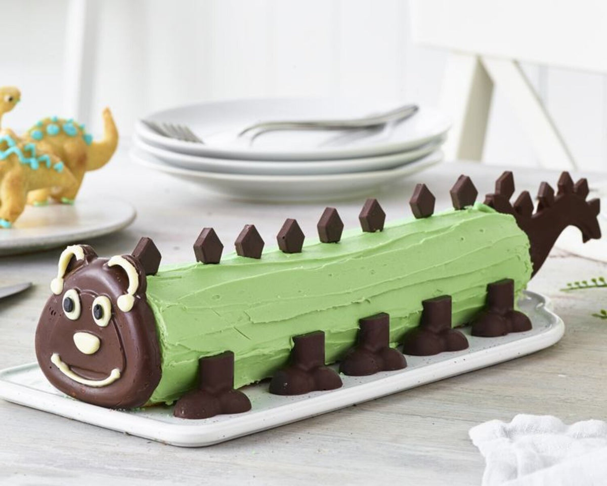 Dinosaur Caterpillar Cake