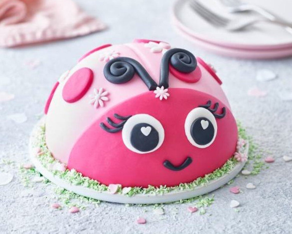 Step-by-Step Valentine’s Love Bug Cake