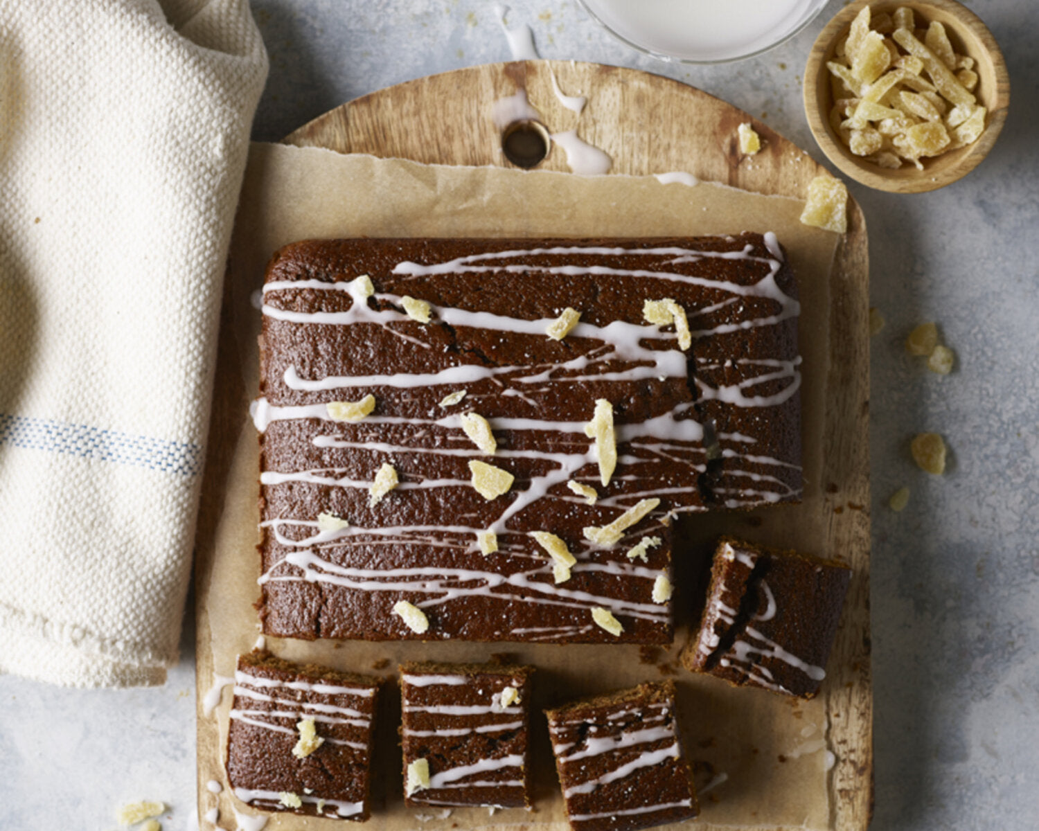 Sticky Stem Ginger Cakes