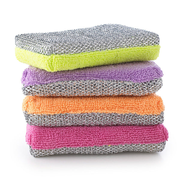 4 Lakeland Dual-action Kitchen Sponges