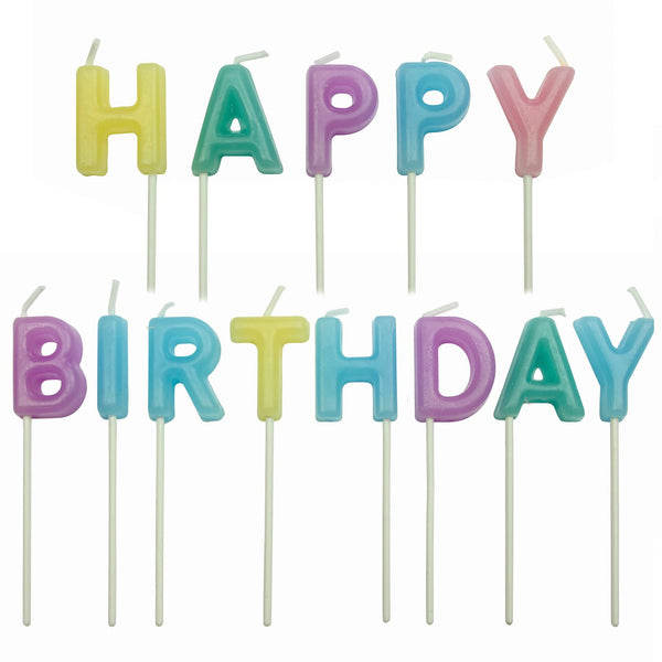 PME Happy Birthday Candles