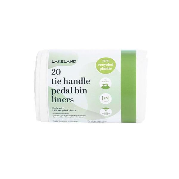 20 Lakeland 25L Tie Top Pedal Bin Liners