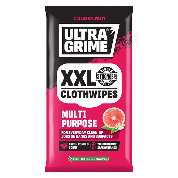 UltraGrime Multipurpose Pomelo XXL+ Clothwipes