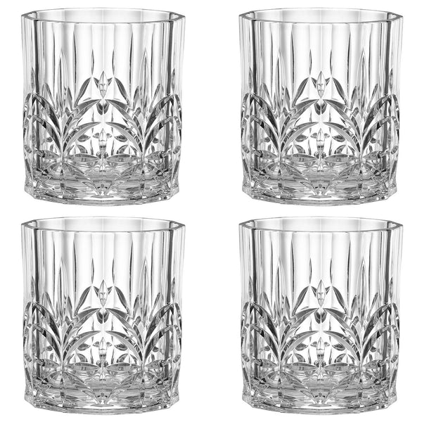 Crystal Acrylic Tumbler x 4