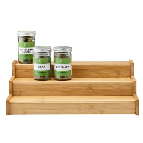 Lakeland Extendable Bamboo Shelf Organiser