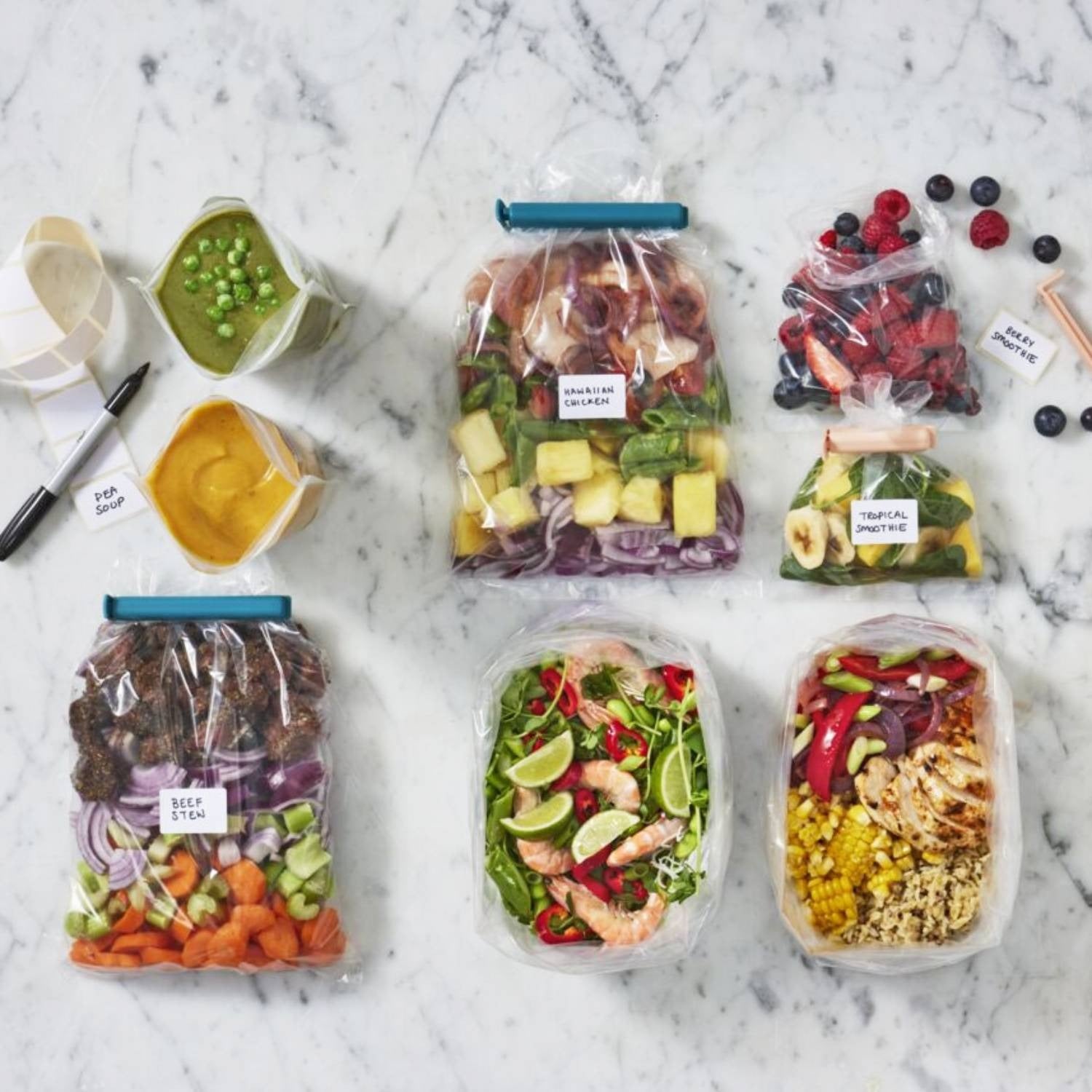 Freezeasy Gusseted Food Freezer Bags 41x51cm x50 – Lakeland