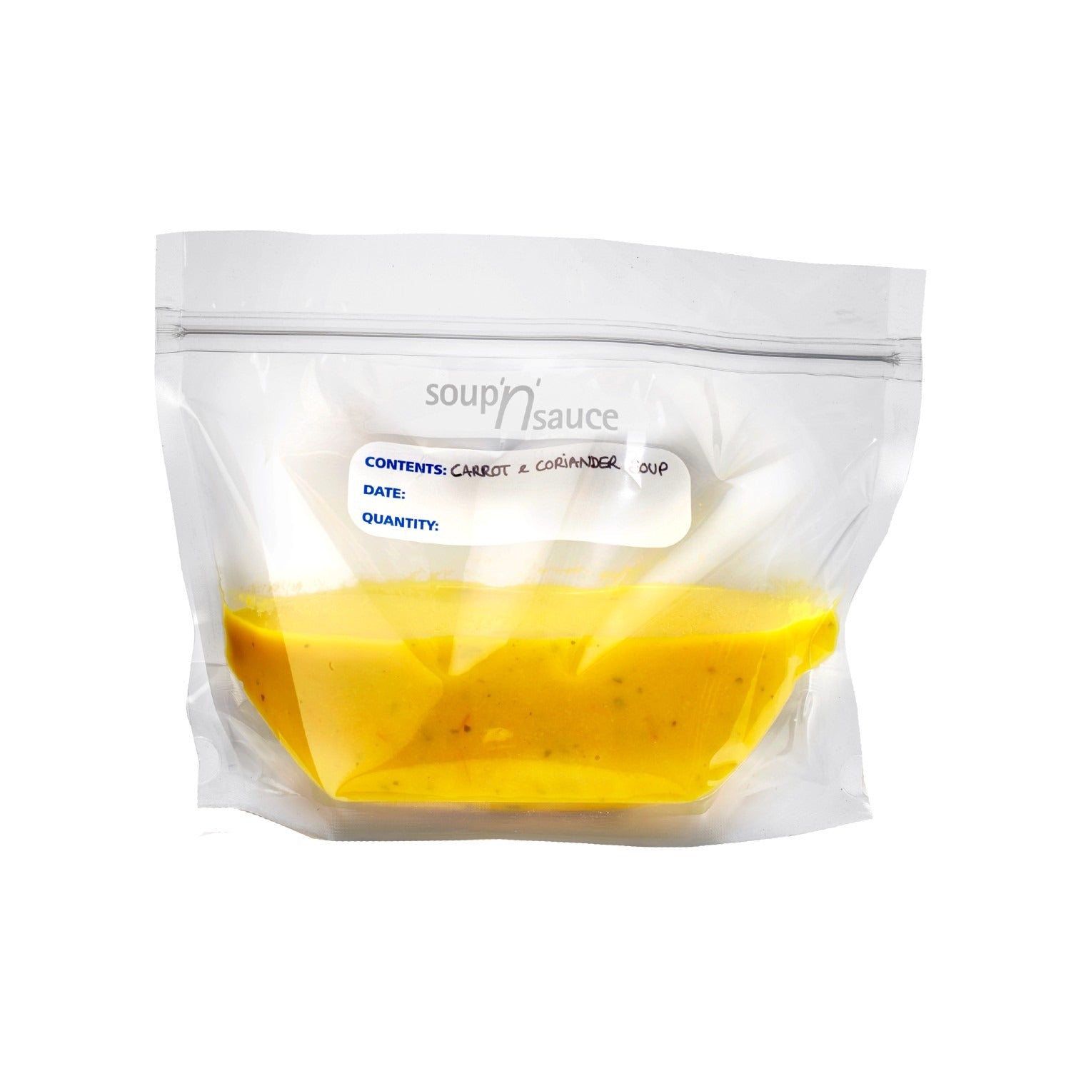 20 Soup n Sauce Press Seal Freezer Bags