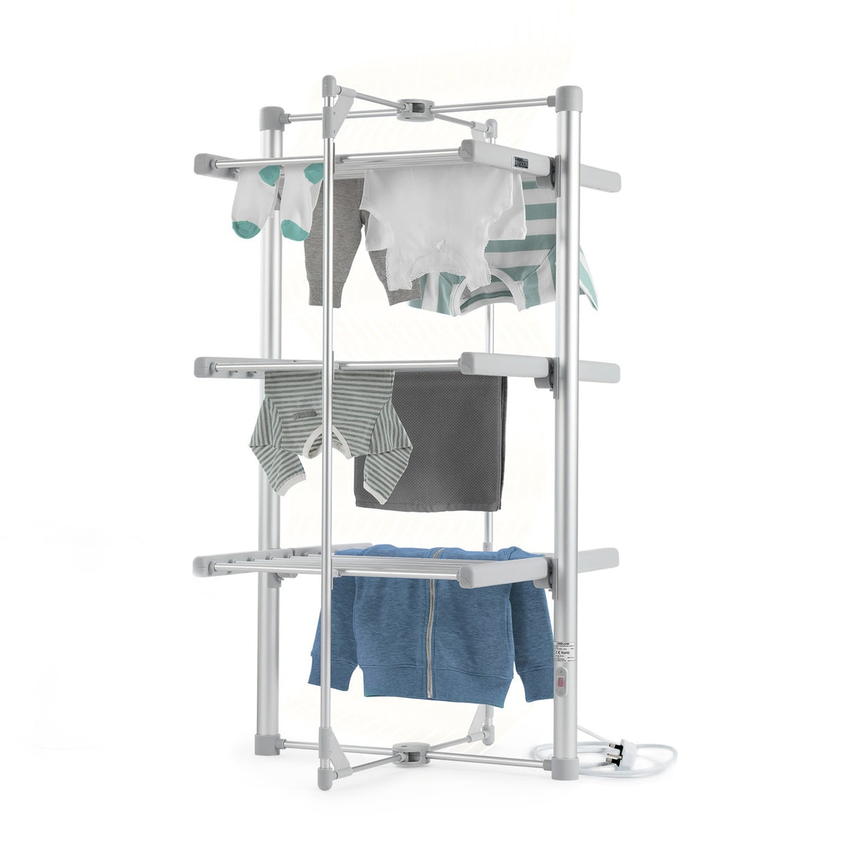 Lakeland Dry:Soon 3-Tier Heated Clothes Airer - W/Code
