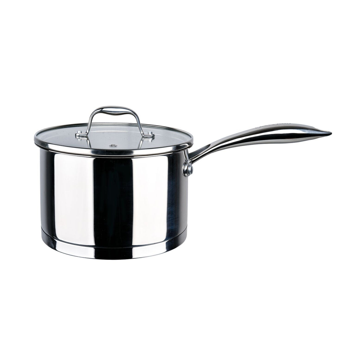 Stainless Steel 18cm Lidded Saucepan