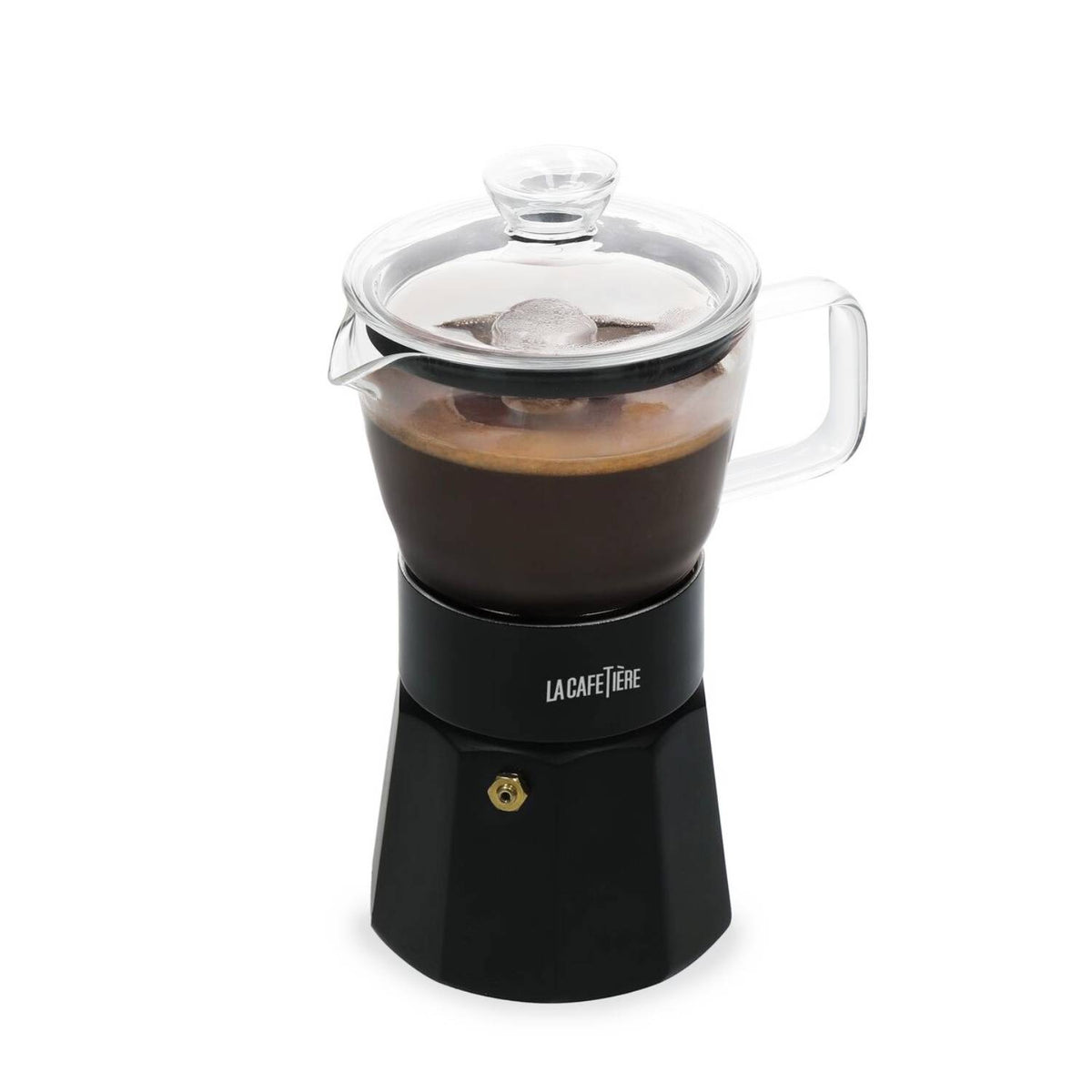 Cafetière Verona Glass 6 Cup Espresso Maker LCSTES6CGLBLK