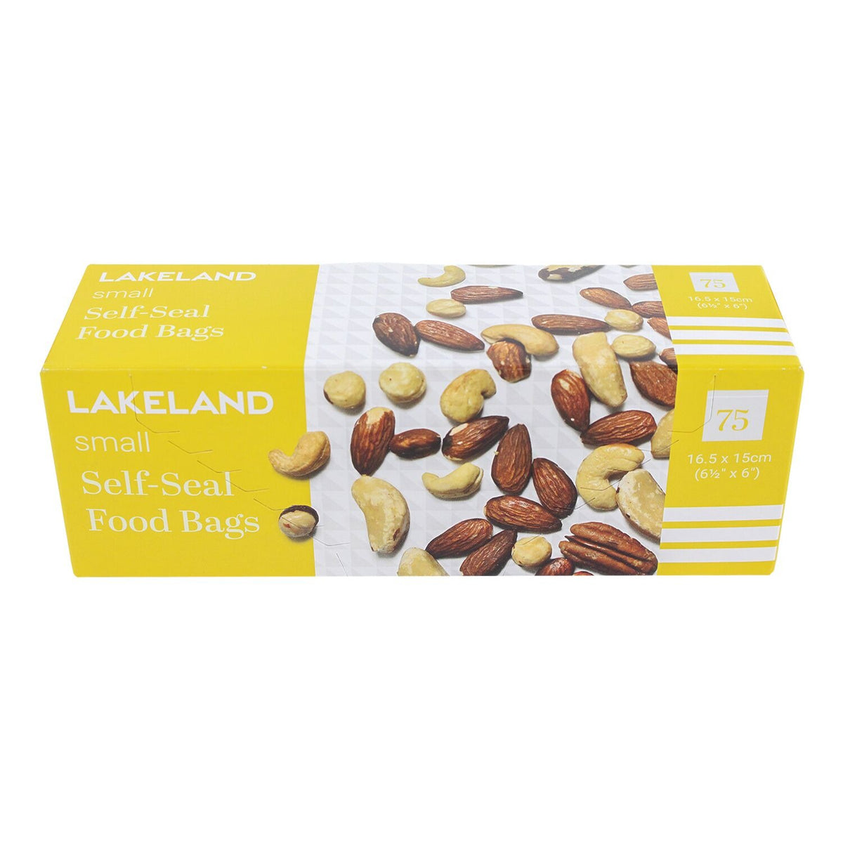 75 Press Seal Food Storage Bags 16.5 x 15cm