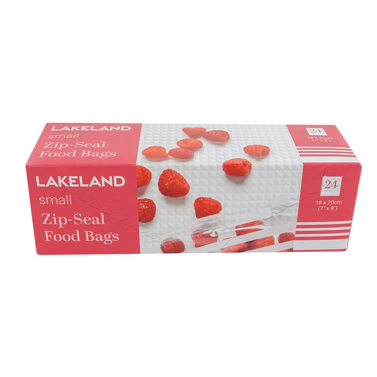 24 Zip Seal Food Storage Bags 18 x 20cm