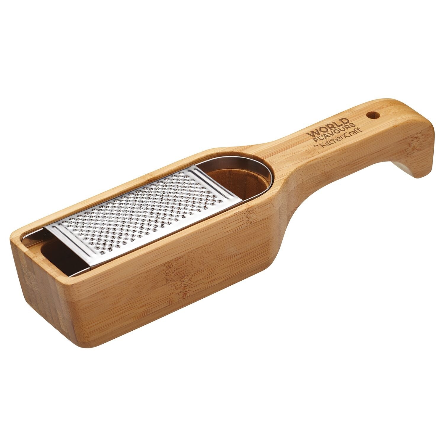 Italian Bamboo Cheese Grater Holder