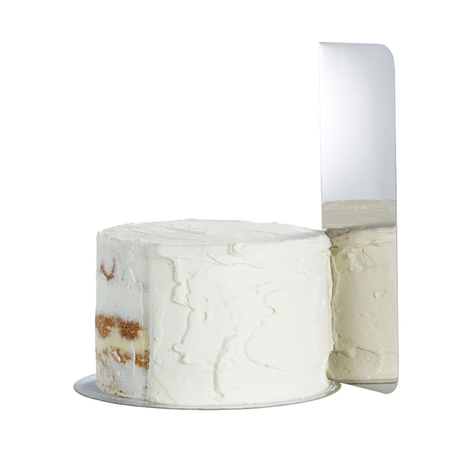 Stainless Steel Tall Cake Side Scraper 25cm