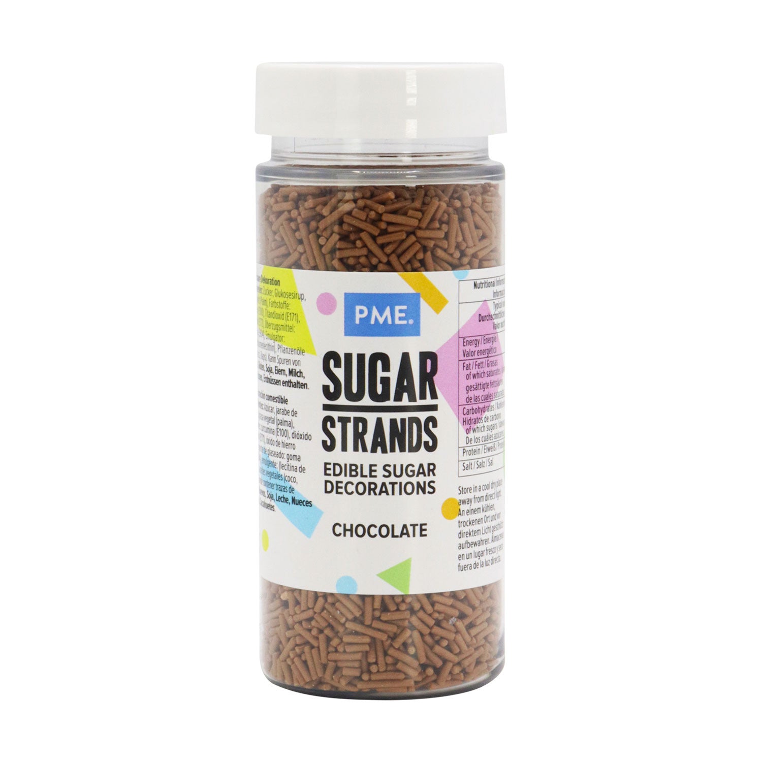 Chocolate Strands Jar Sprinkles