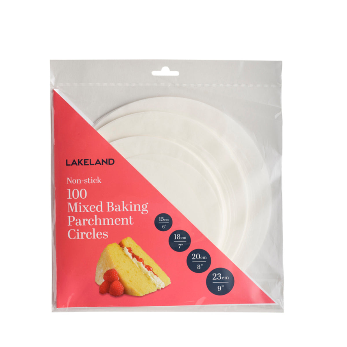 100 Baking Parchment Liner Paper Circles Sizes