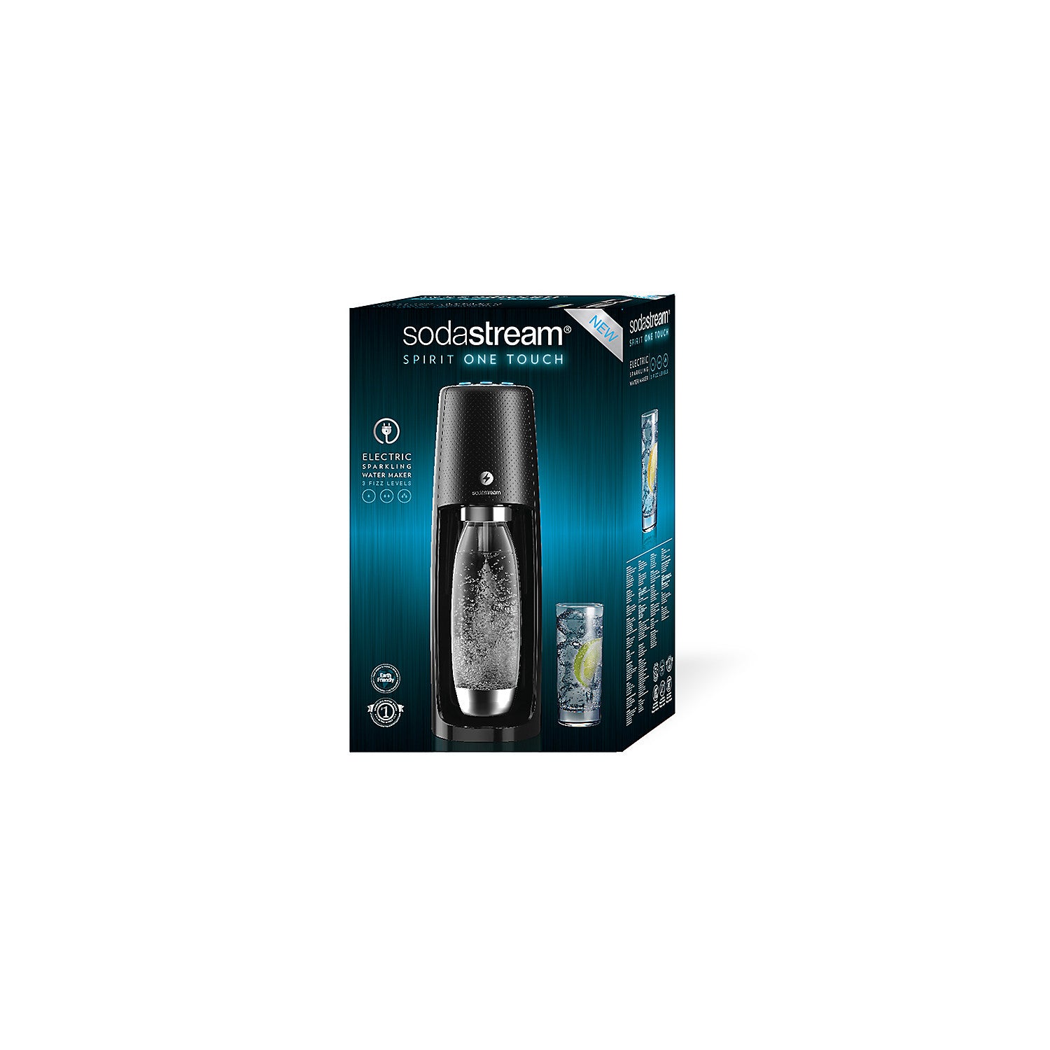 SodaStream Spirit One Touch Electric Sparkling Water Maker with